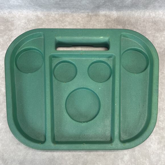 Vtg Masters Golf Tournament Augusta National Golf Club Seat Cushion & Cup Holder - Picture 2 of 4